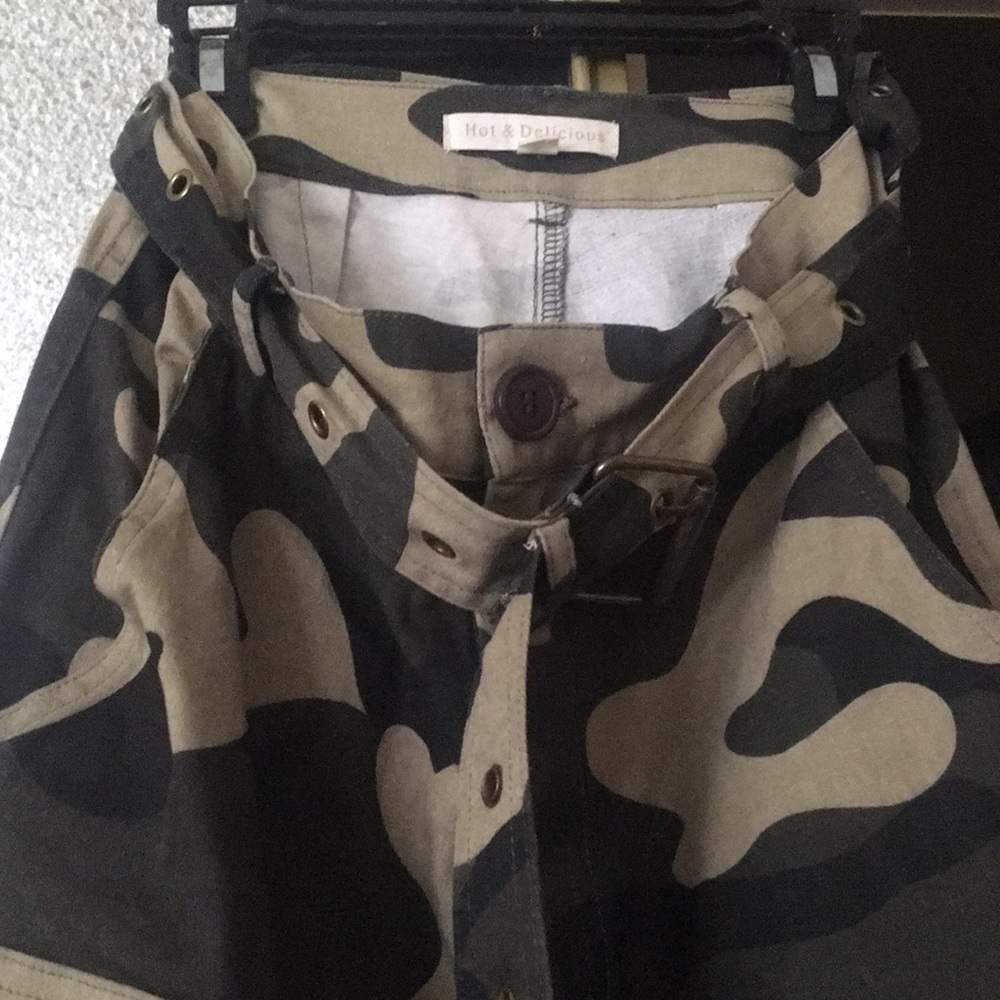 High waisted army pants